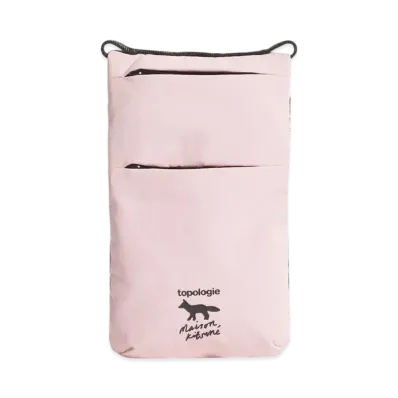 Maison Kitsune X Topologie Phone Pouch "Powder Pink"