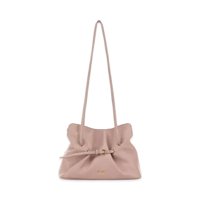 PRADA Women's Nappa Leather Small Dana Bucket Bag "Pink"
