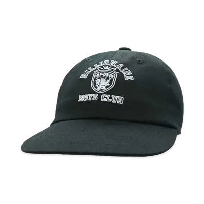 BILLIONAIRE BOYS CLUB EMBROIDERED LOGO COTTON CAP "BLACK"