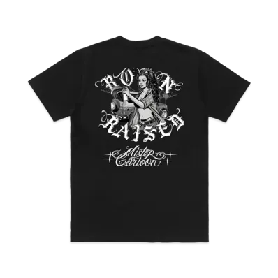 Born x Raised x Mister Cartoon Homegirl Rocker Tee "Black"
