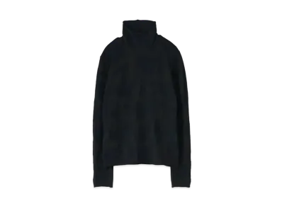 Yohji Yamamoto Y's DOT NUMBER LINKS HIGHT NECK LONG SLEEVE PULLOVER "Navy"