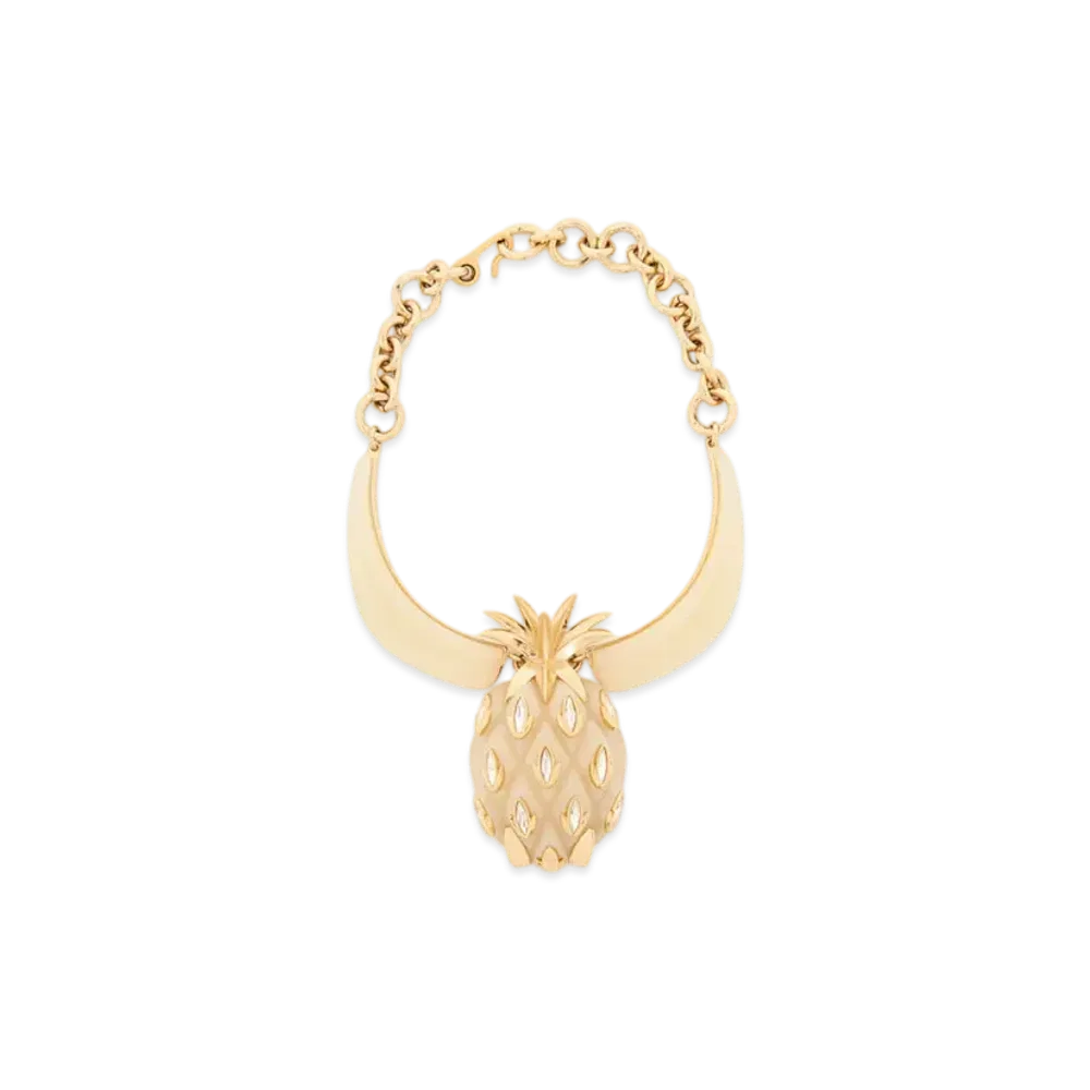 Chloe The Chloe Pineapple Necklace "Vintage Gold"