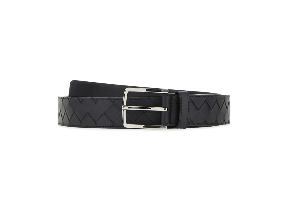 Bottega Veneta Leather Belt "Black"
