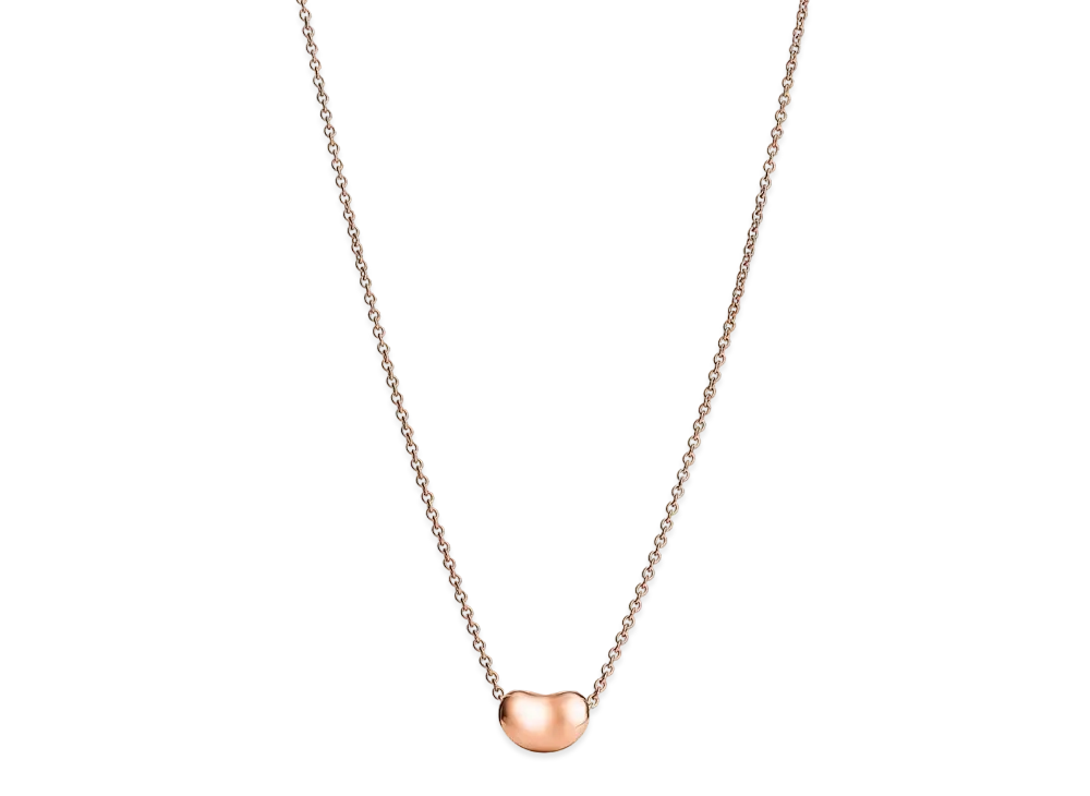 Tiffany & Co. Elsa Peretti Bean Design Pendant 18K "Rose Gold"