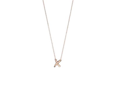 Tiffany & Co. Paloma Picasso Graffiti X Pendant 18K "Rose Gold"