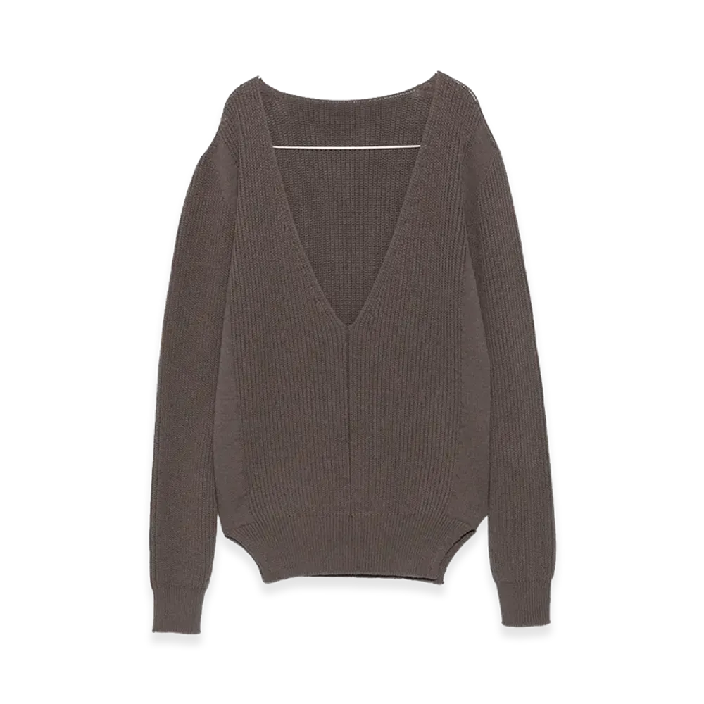 Rick Owens Women's Sweaters "Brown"