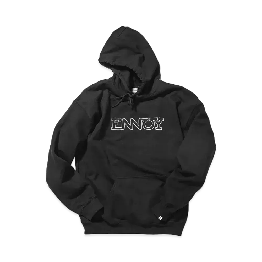 ENNOY 22SS Electric Logo Hoodie "Black"