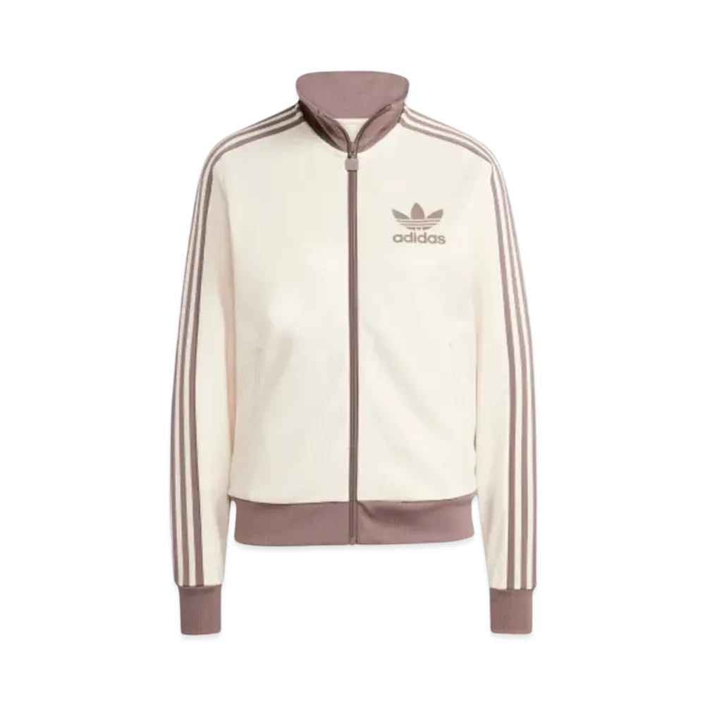 adidas Beckenbauer Track Top "Wonder White/Trace Brown"