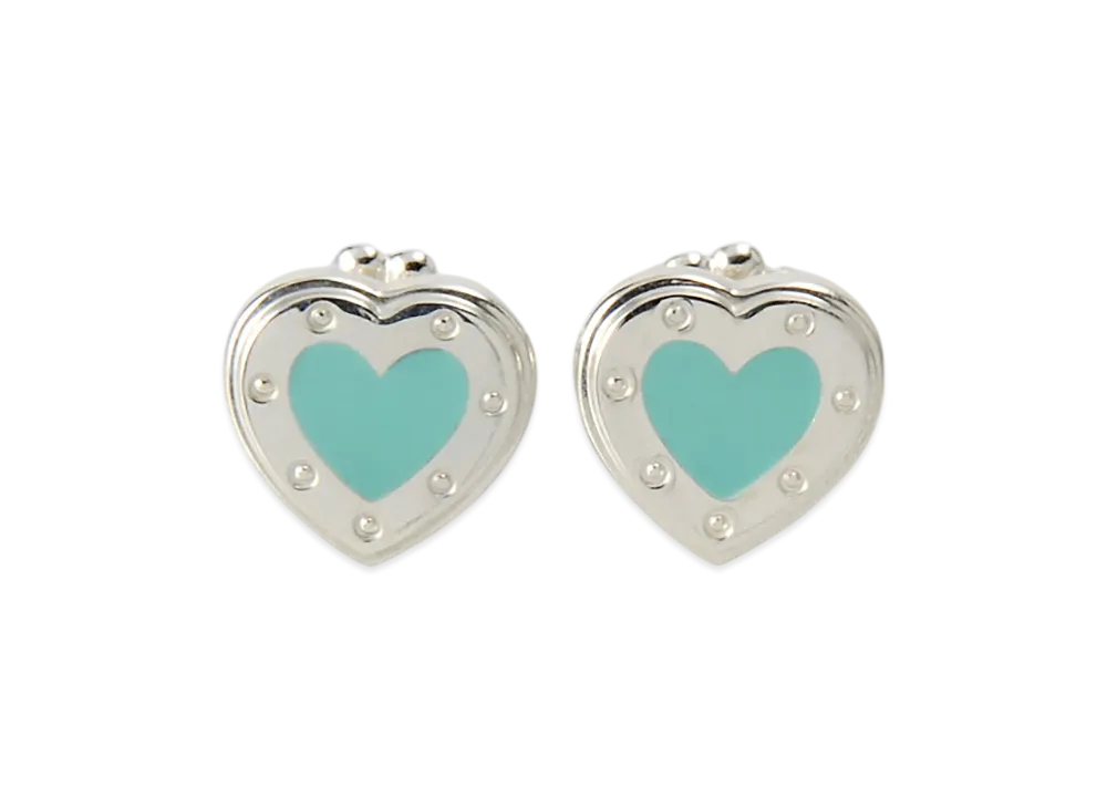 Tiffany & Co. Return to Tiffany Mini Blue Heart Earrings "Tiffany Blue"