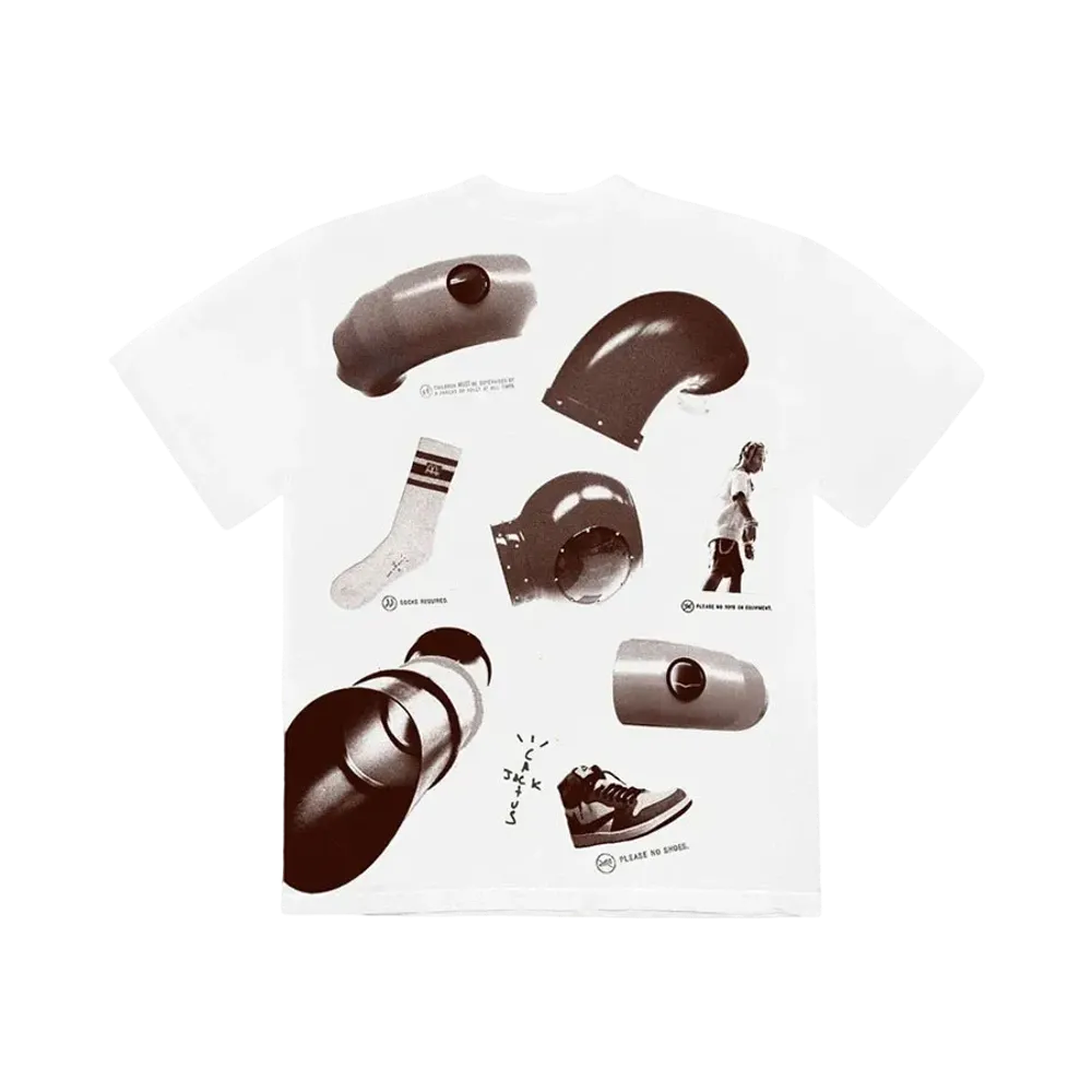 Travis Scott Cactus Jack Rules T-Shirt "White"
