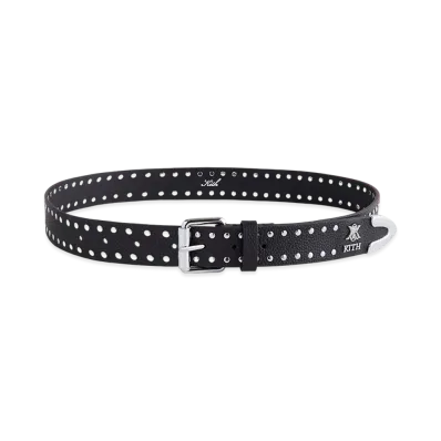 Kith Studded Leather Belt "Black"