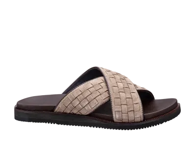 REGAL Sandal Calf Leather Suede "Gray" 60DLAE