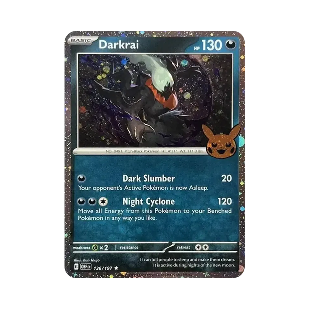Darkrai R [OBF EN 136/197](Scarlet & Violet "TRICK OR TRADE 2024")