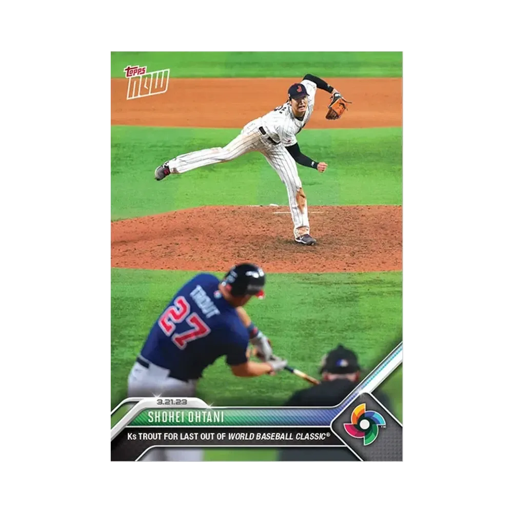 大谷翔平 [71](2023 WBS トップスナウ JPカード)