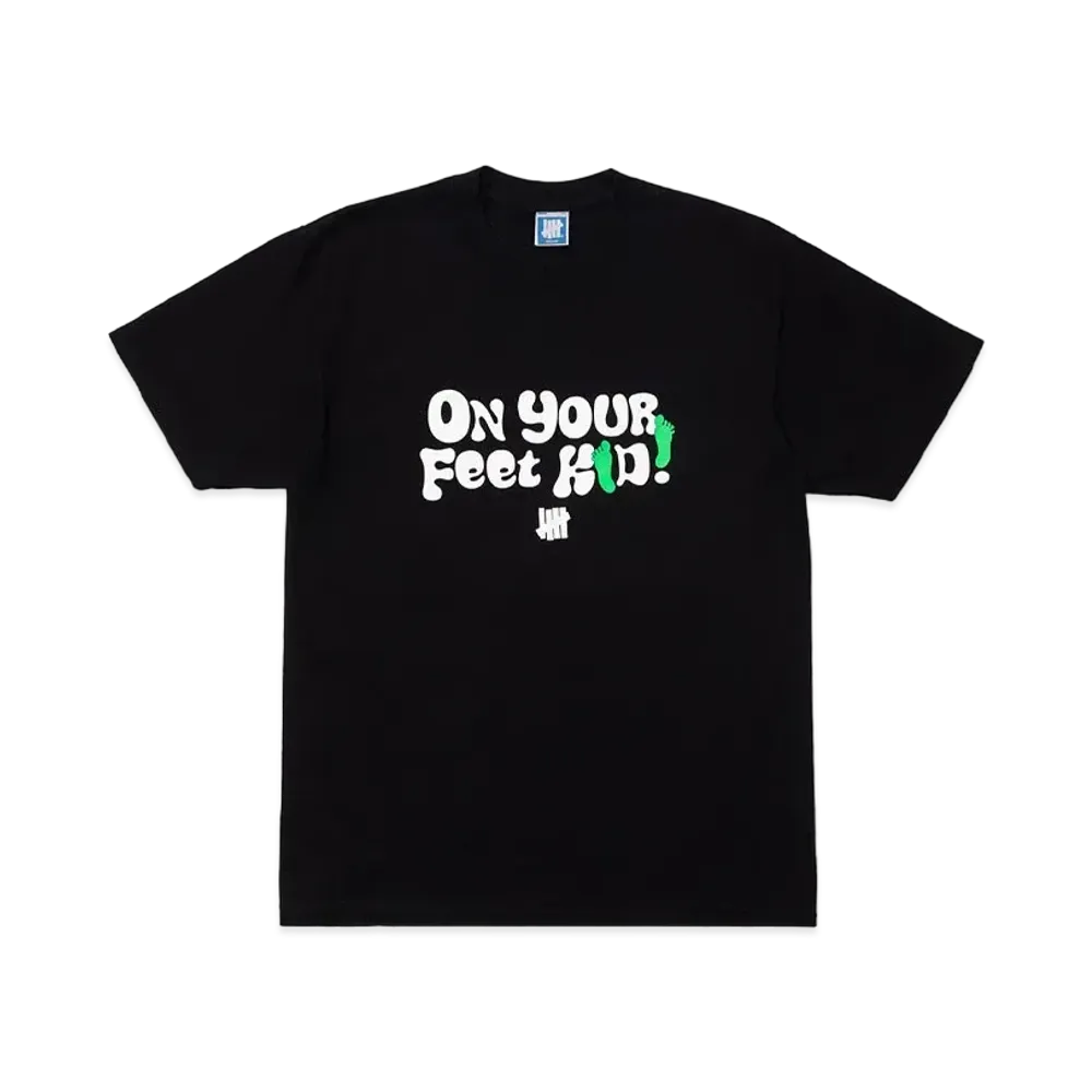 UNDEFEATED ON YOUR FEET S/S TEE - 80305 "Black"