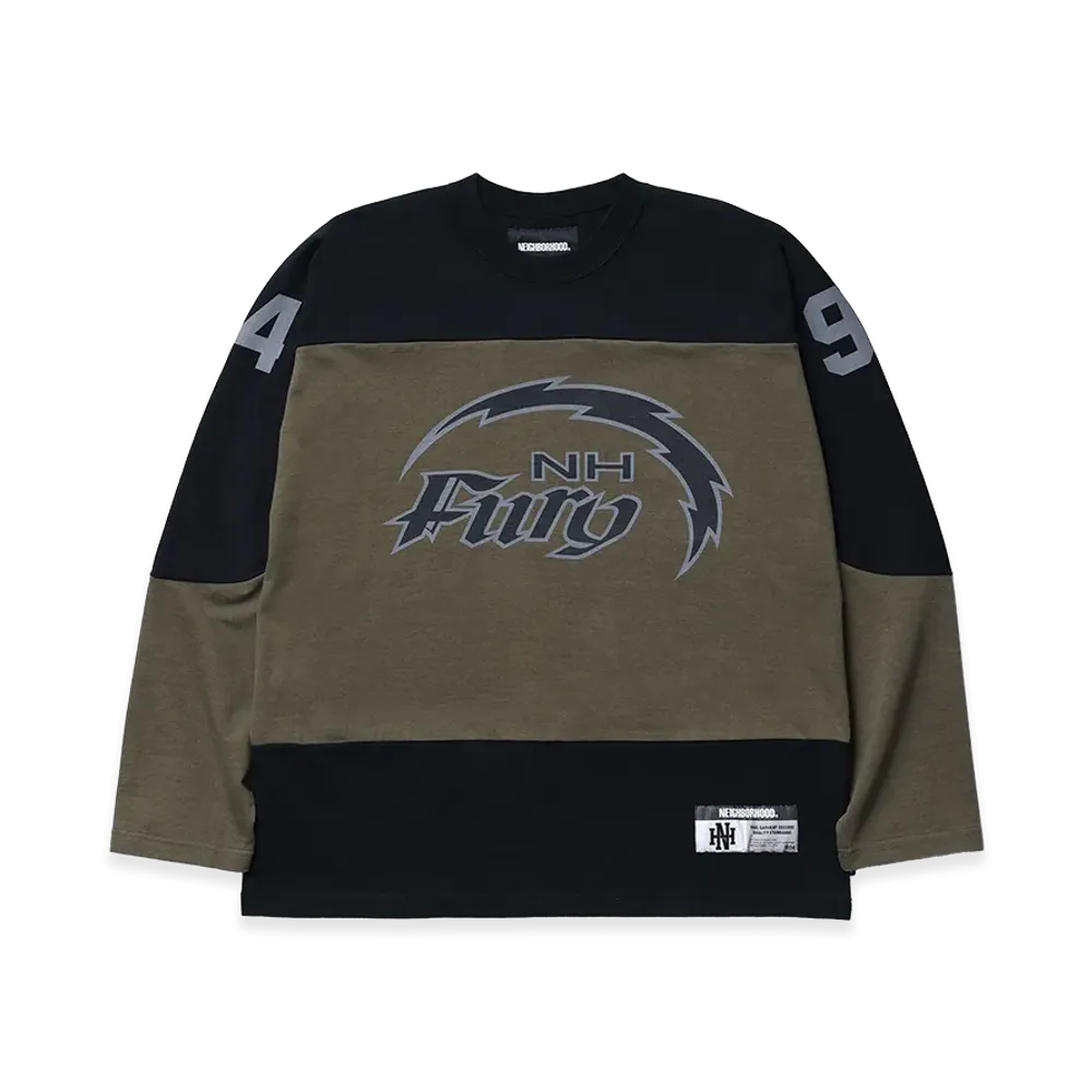 NEIGHBORHOOD Hockey Shirt "Olive Drab"