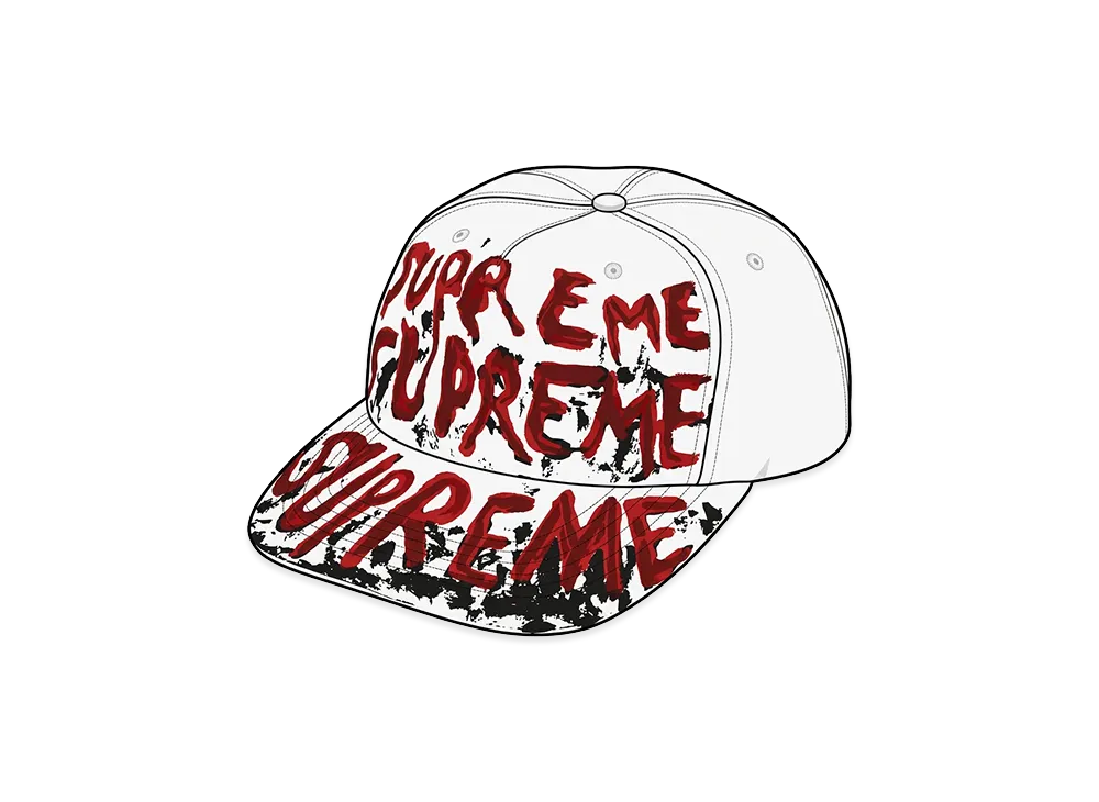 Supreme Painted 5-Panel "White"