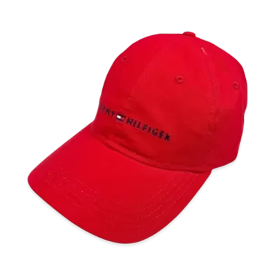 TOMMY HILFIGER Embroidery Logo Cap "Red"