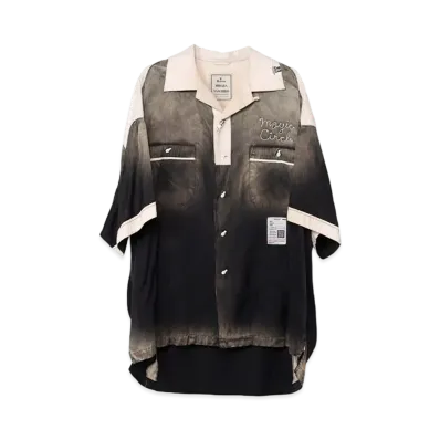 Maison MIHARA YASUHIRO Bowling Half-sleeve Shirt "Black"