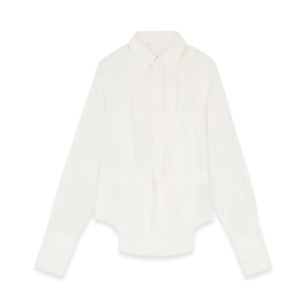 MM6 Maison Margiela Women's Cotton Shirt "White"