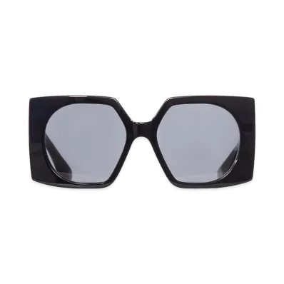 Valentino Women's Square Acetate Sunglasses "Black"