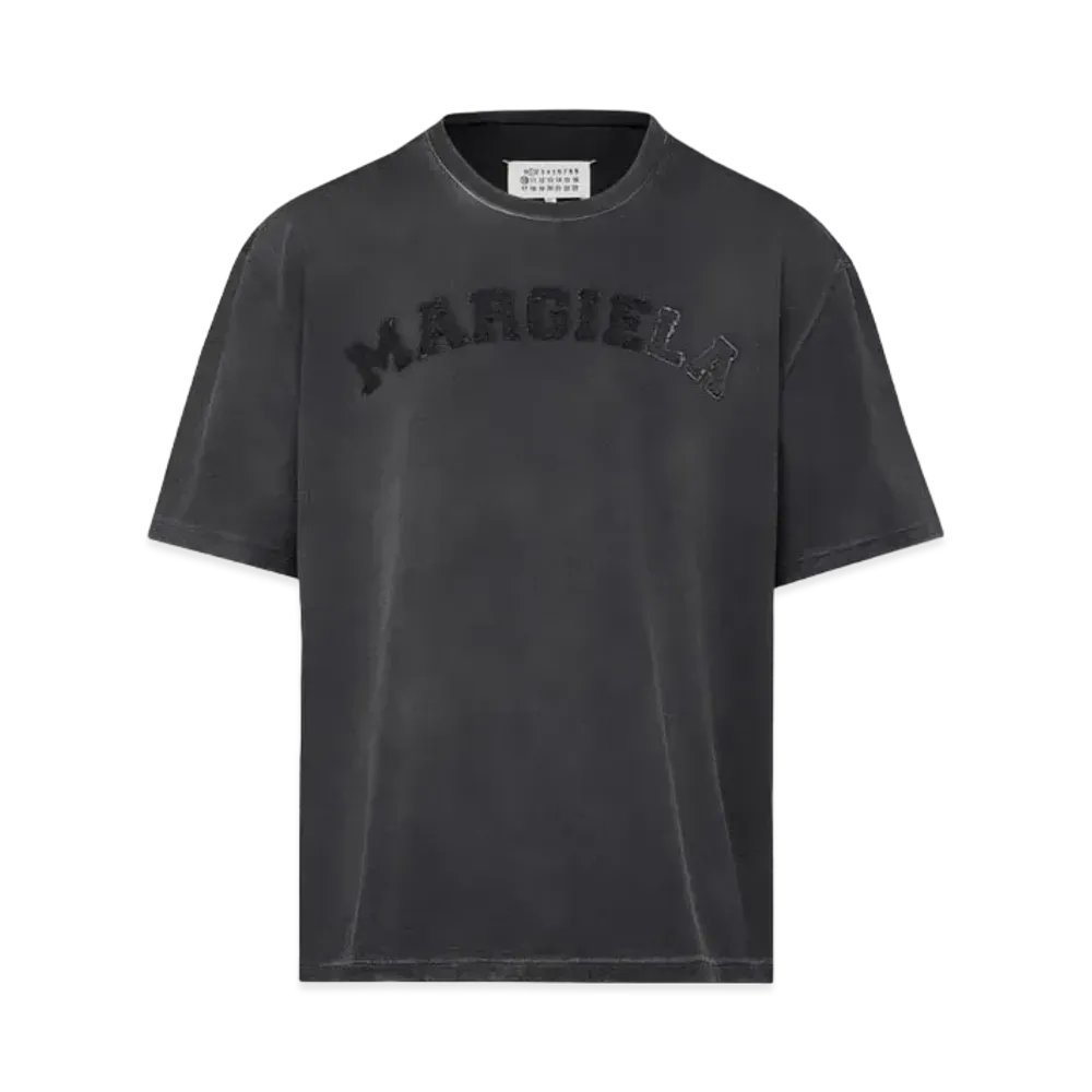 Maison Margiela Men's Logo Heavy Jersey T-Shirt "Black"