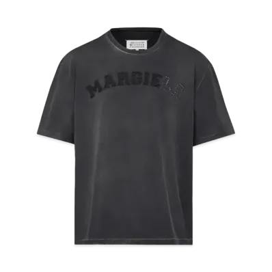 Maison Margiela Men's Logo Heavy Jersey T-Shirt "Black"