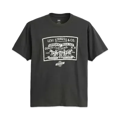 Levi's Garment Dye Cracked Print "Black"