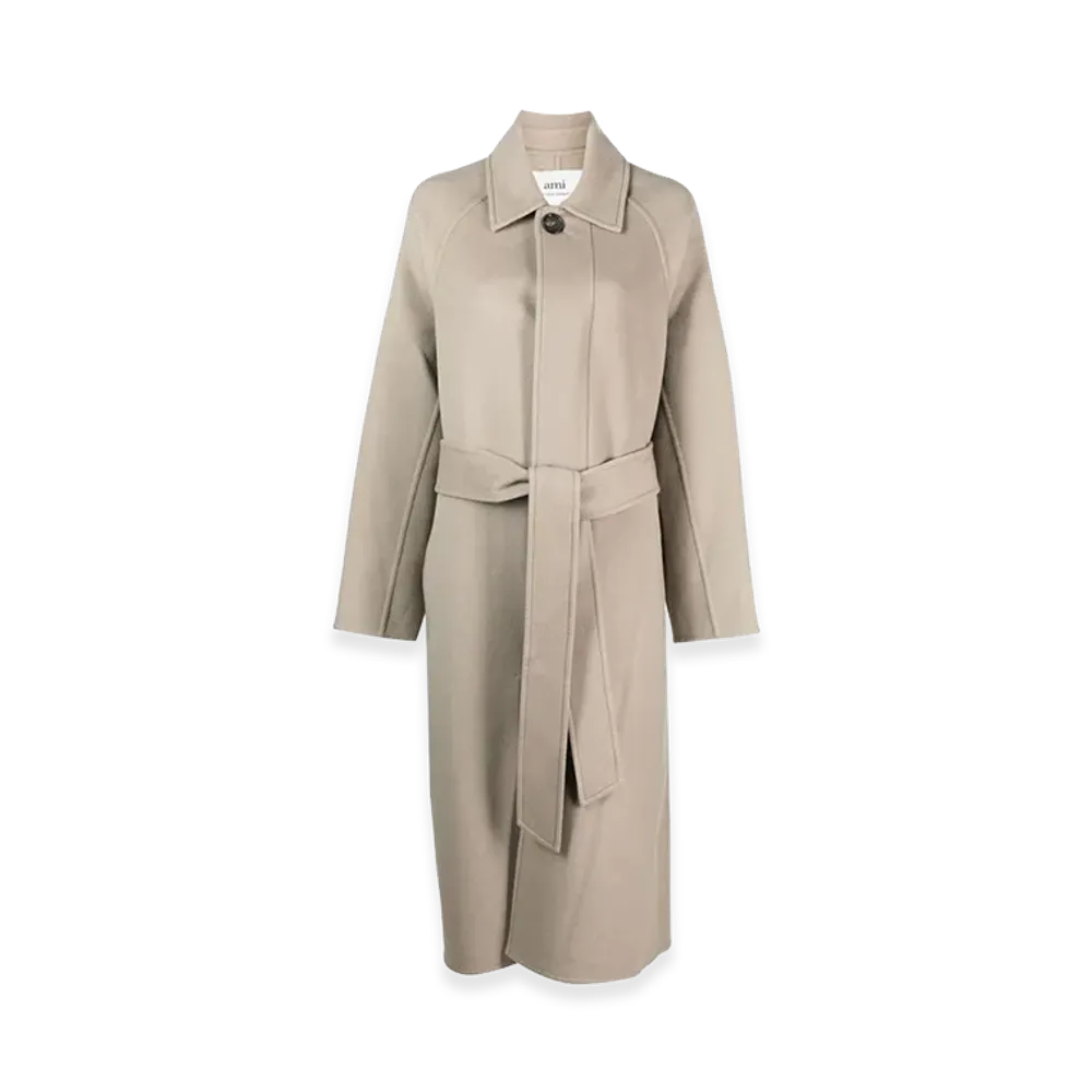 AMI PARIS Women's Coats "Gray"