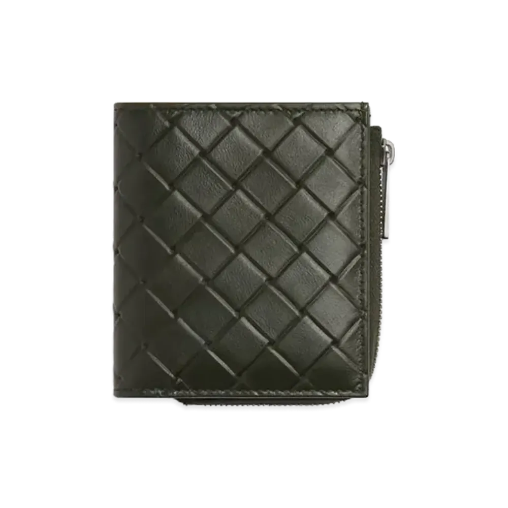 Bottega Veneta Intrecciato Stamp Bi-fold Wallet "Camping"