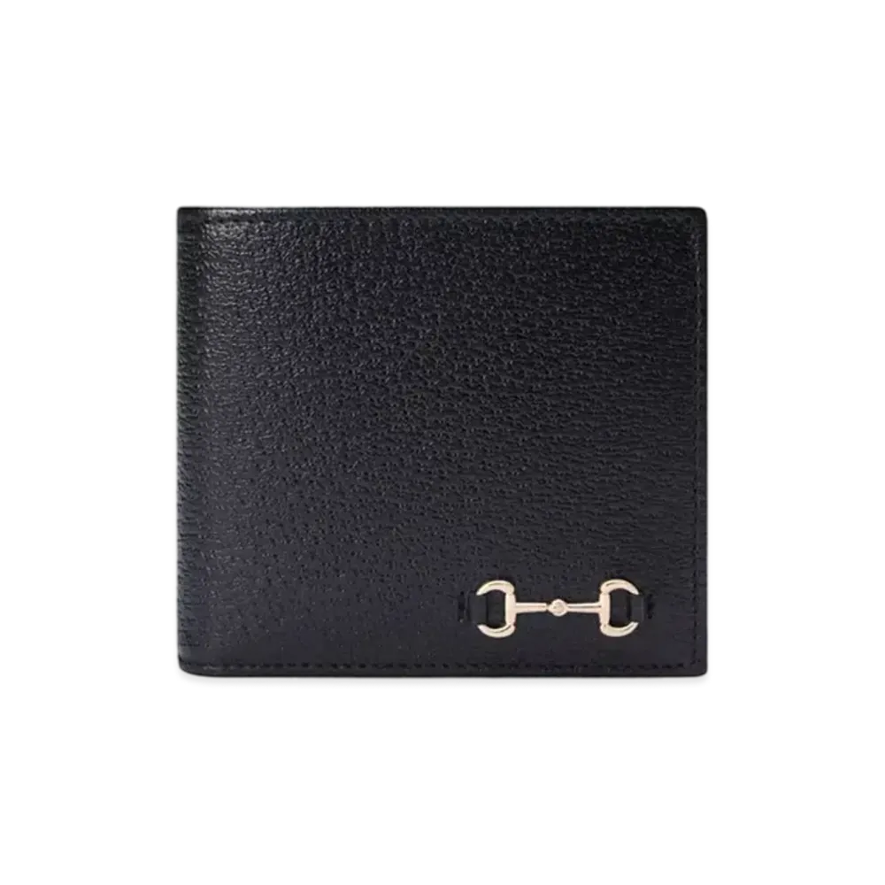 GUCCI Coin Wallet With Horsebit "Black"