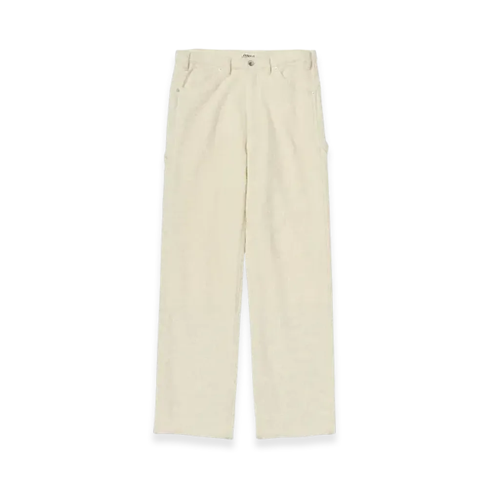 AURALEE Homespun Tweed Pants "Ivory White"