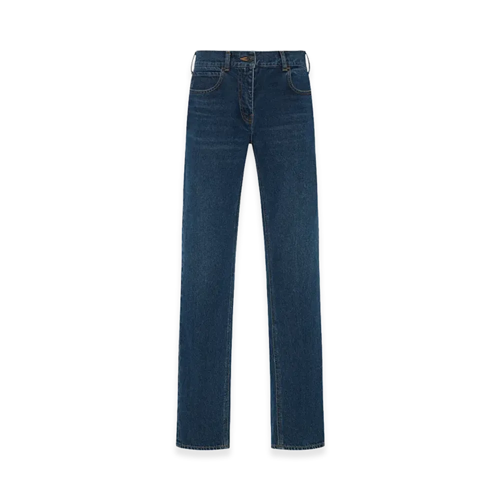 The Row Women's Bodhi Cotton Jeans "Indigo"