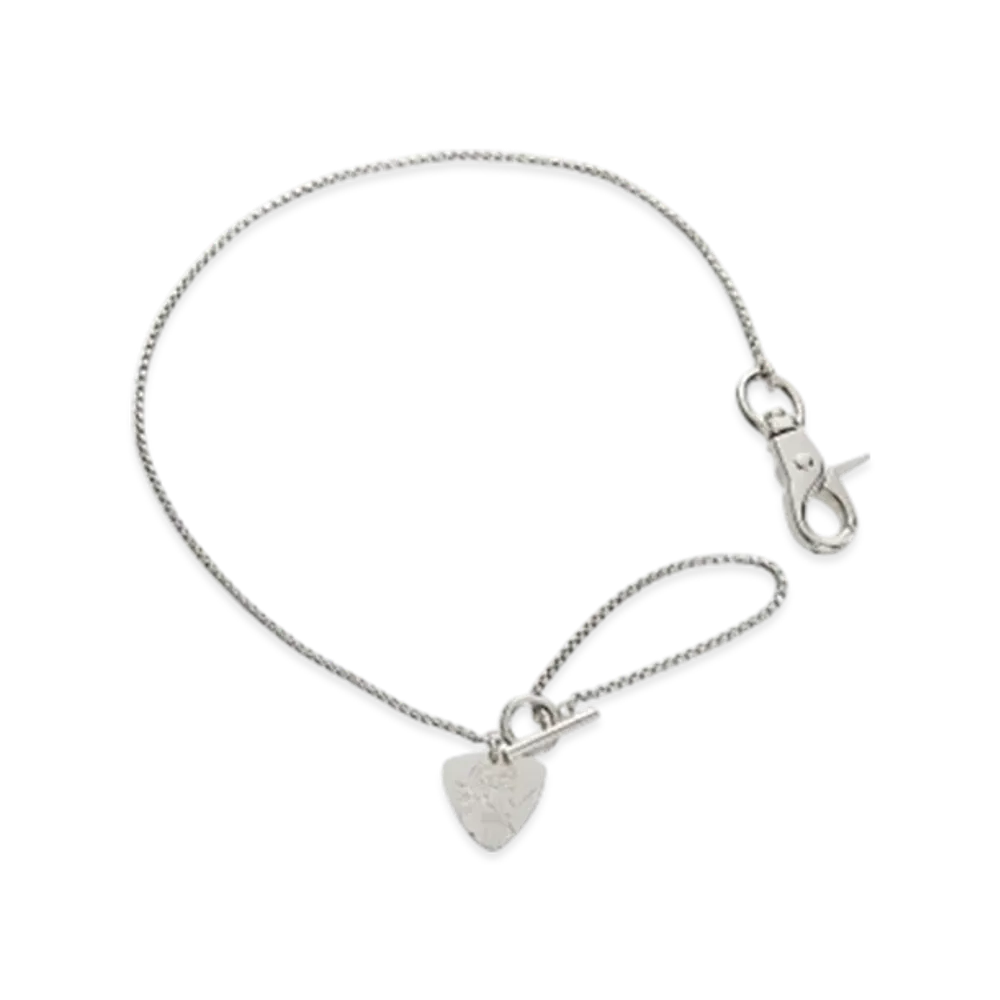 HYSTERIC GLAMOUR Needis/T-Bar Pick Slim Wallet Chain "Silver"
