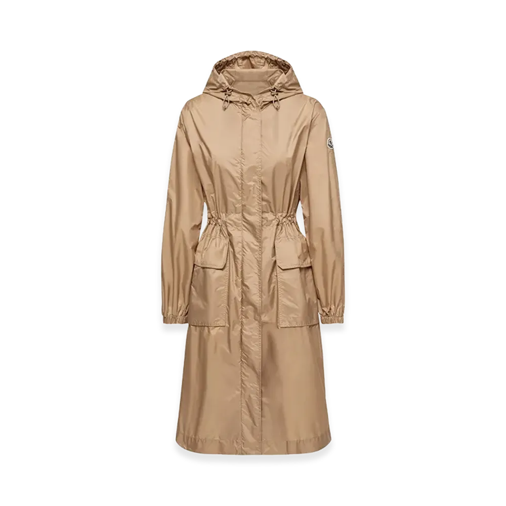 MONCLER Women's Hiengos Hooded Parka Coat "Beige"