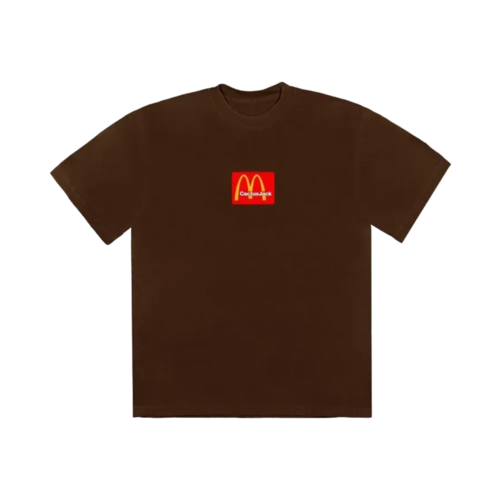 Travis Scott Cactus Jack x McDonald's Sesame III T-Shirt "Brown"