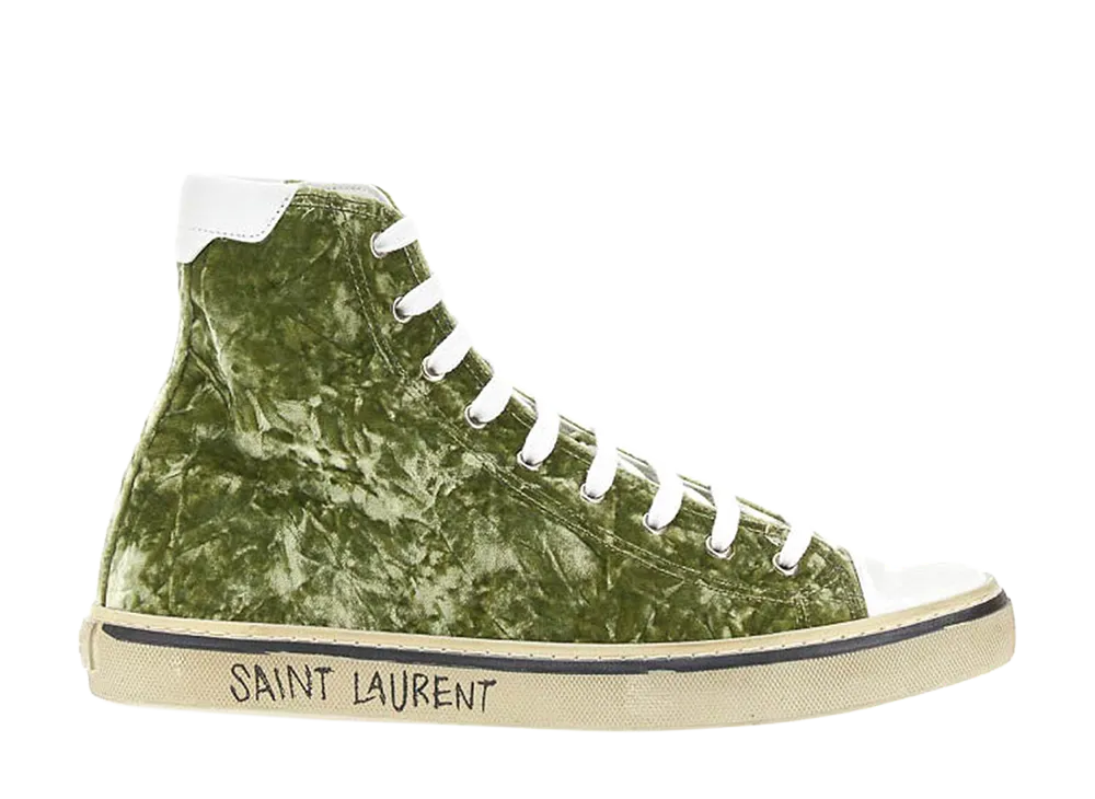 Saint Laurent Malibu Mid Top Sneaker "Green"