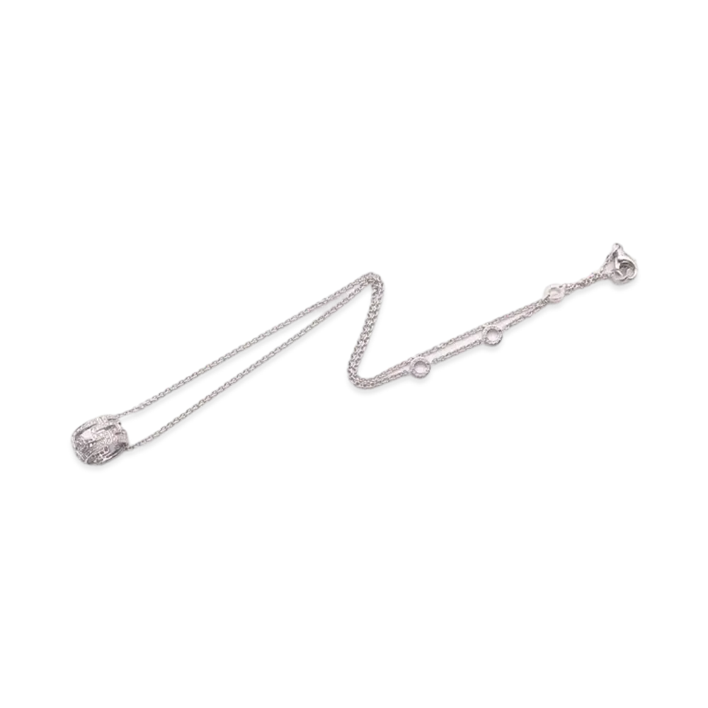 BVLGARI Parenthesi Diamond Necklace "White Gold"