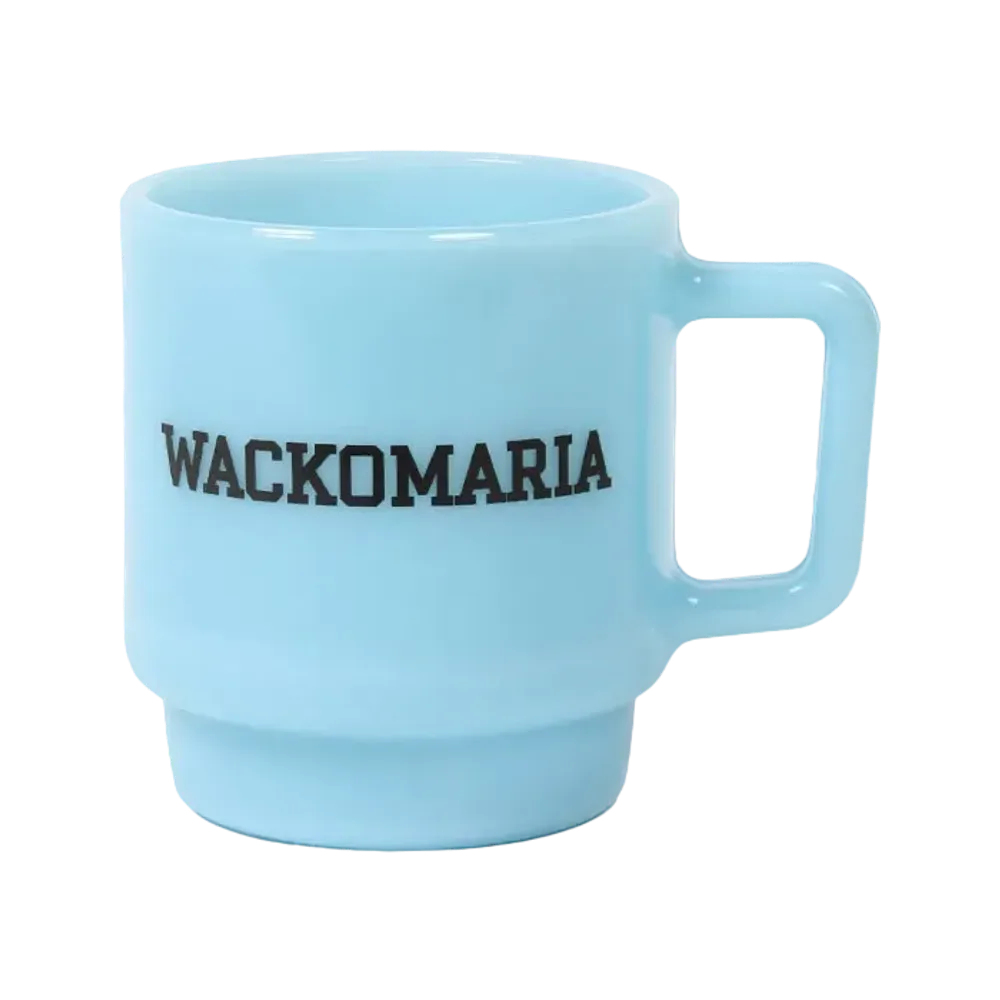 WACKO MARIA Milk Glass Mug "Blue"