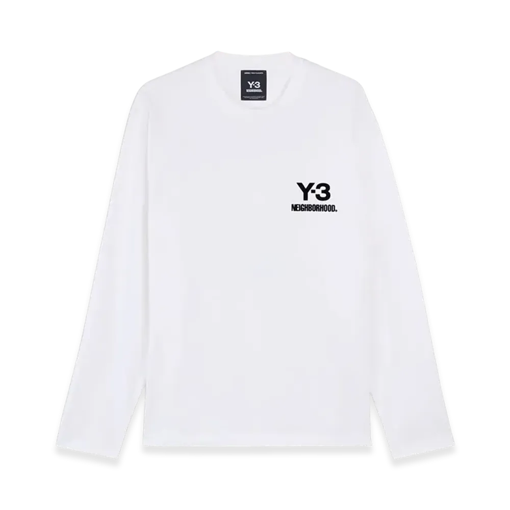 Y-3 x NEIGHBORHOOD Logo LS Tee "White"
