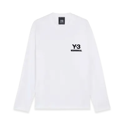 Y-3 x NEIGHBORHOOD Logo LS Tee "White"
