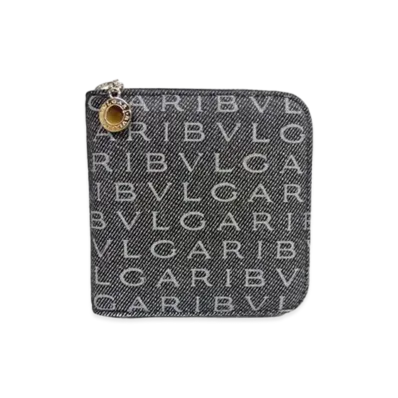 BVLGARI Logo Mania Mini Wallet