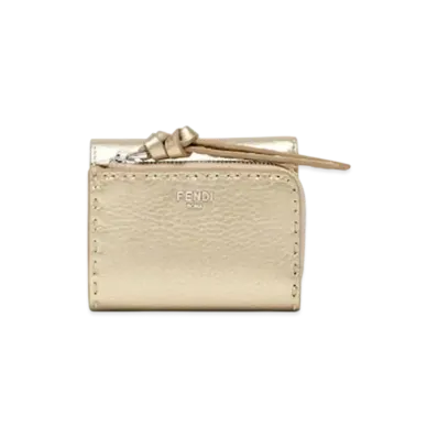FENDI Peekaboo Micro Trifold "Gold"
