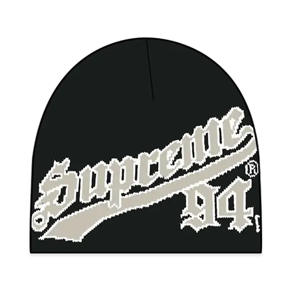 Supreme New Era Script Beanie "Black"