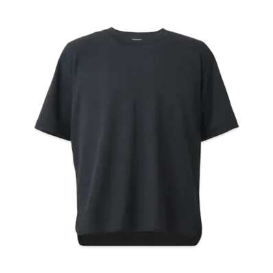 New Balance Black Out Collection Poly Waffle Short Sleeve Shirt "Black"