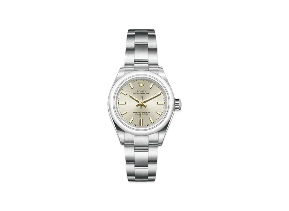 ROLEX Oyster Perpetual 28 Silver Dial 276200
