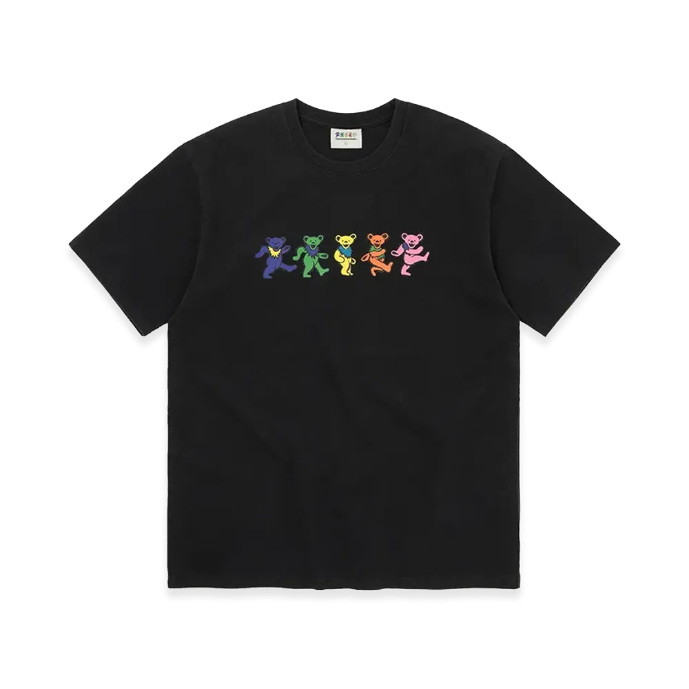 thisisneverthat x Grateful Dead Dancing Bears Tee "Black"