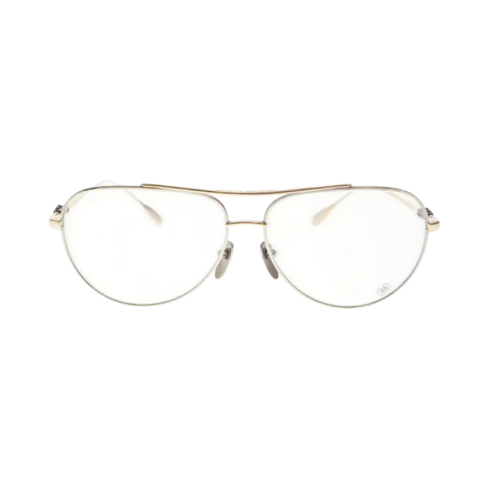 Chrome Hearts STAINS IV Eyewear "Gold/Clear"
