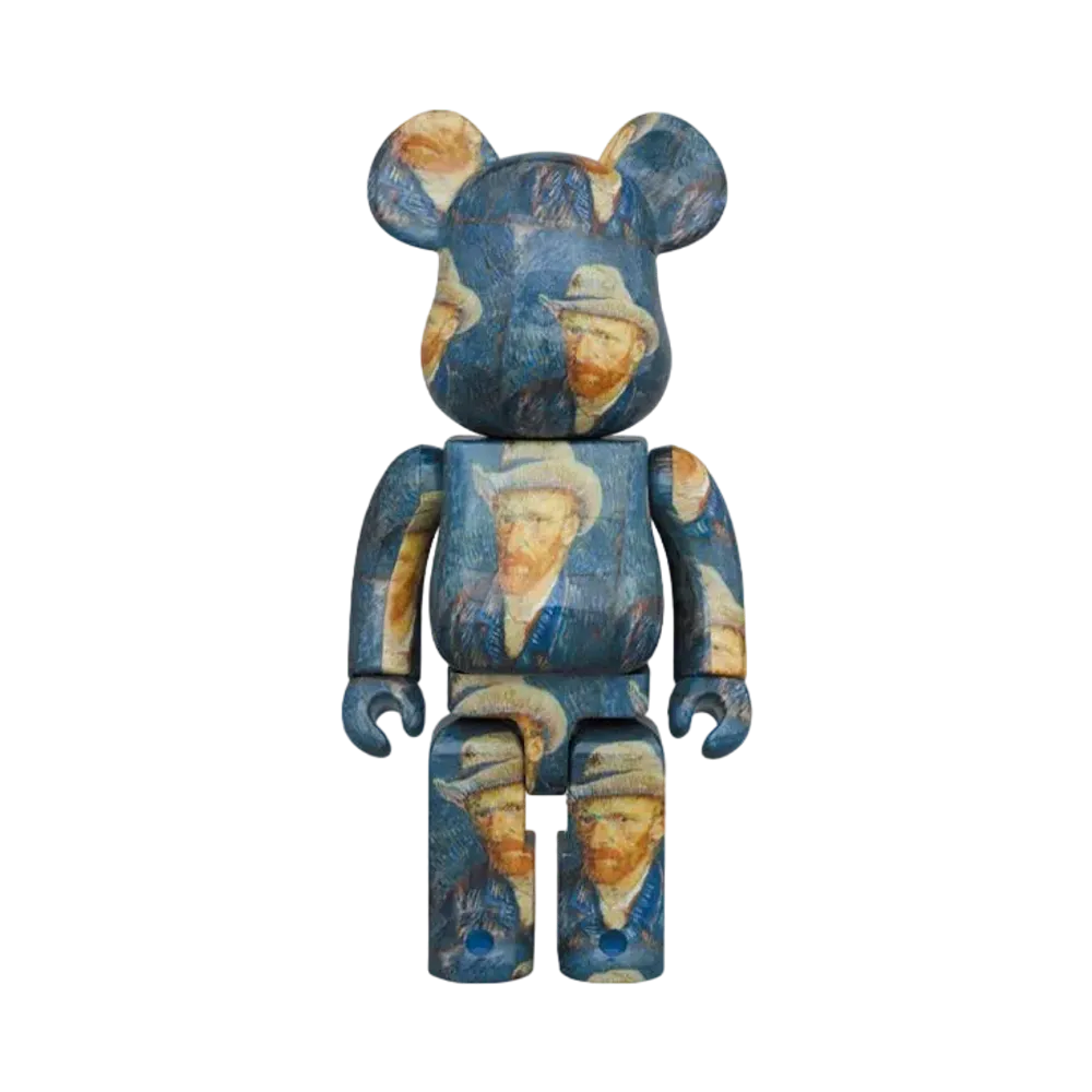 Bearbrick「Van Gogh Museum」Self-Portrait with Grey Felt Hat 1000%