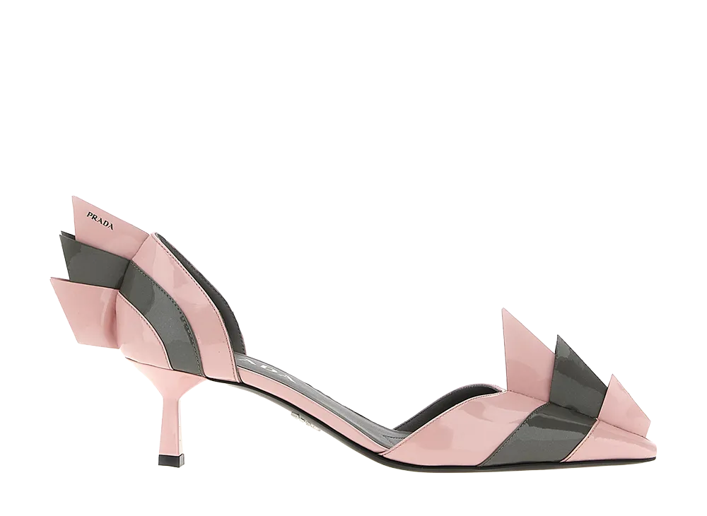 PRADA Women's Two-Tone Pumps "Pink"
